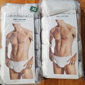 Calvin Klein & Co. Classic White Men's Briefs - 5 Pack